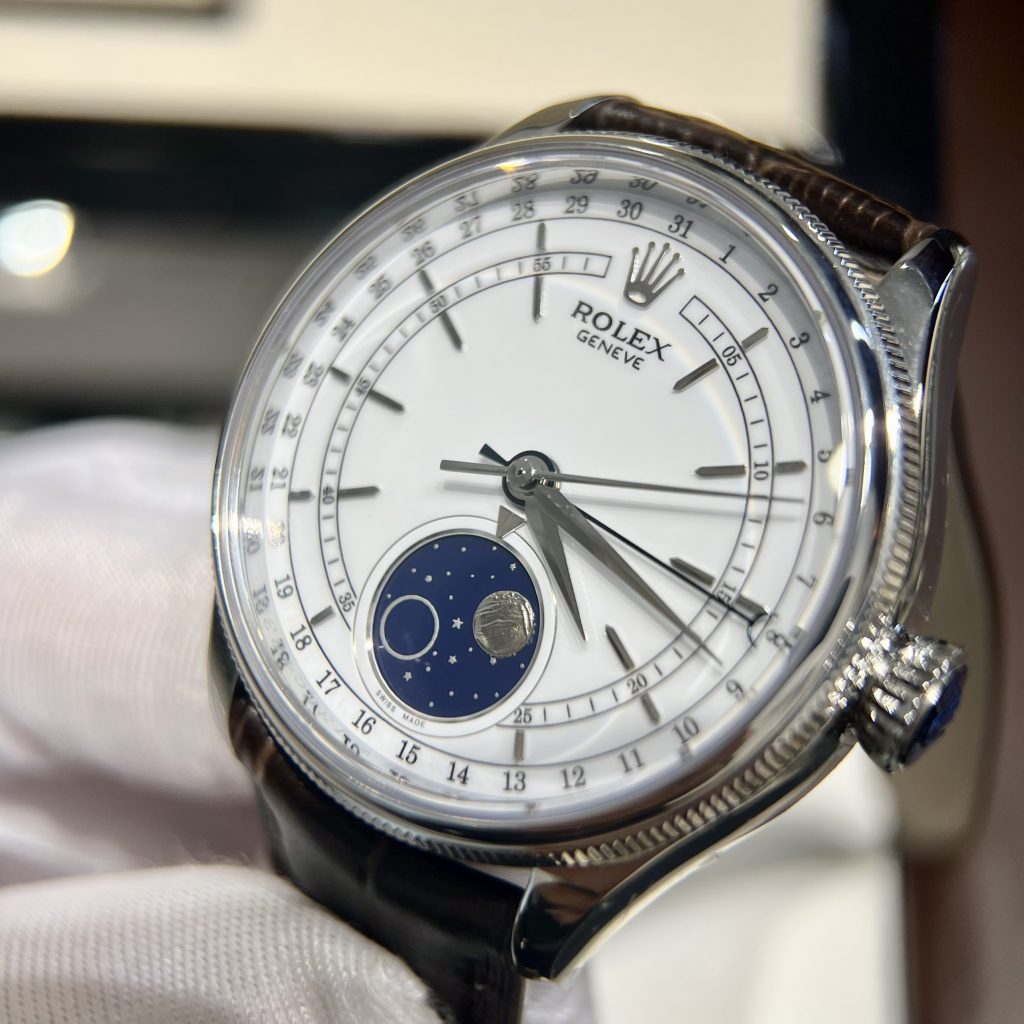 Đồng hồ Rolex Cellini Moonphase Replica cao cấp 39mm (8)