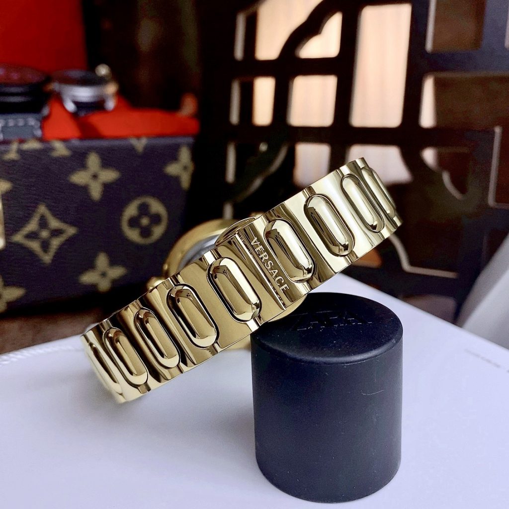 Đồng hồ Versace nữ VERSACE GRECA TWIST mặt trắng Like auth 35mm