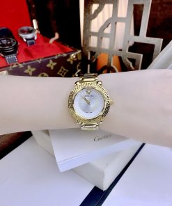 Đồng hồ Versace nữ VERSACE GRECA TWIST mặt trắng Like auth 35mm