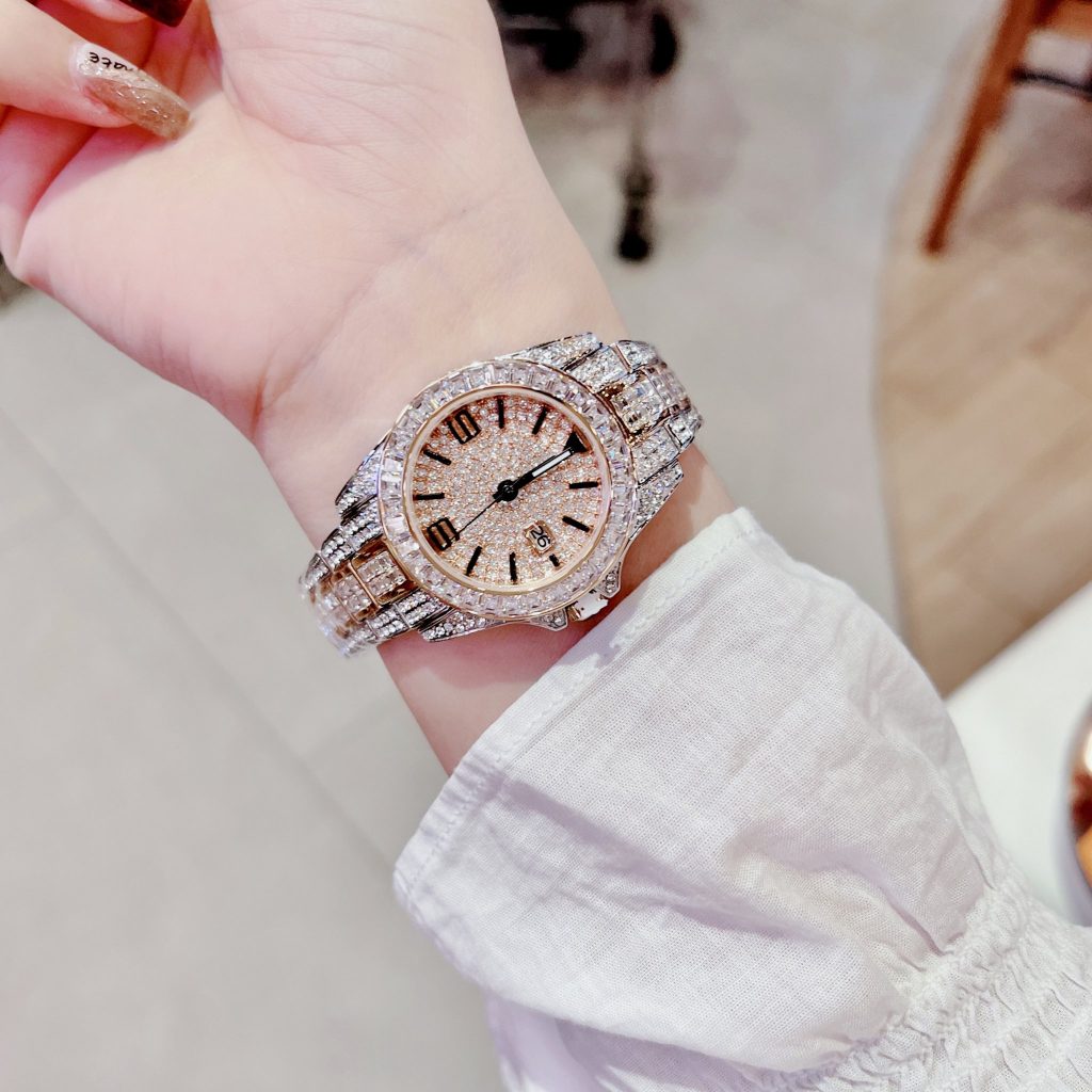 Đồng hồ chính hãng Davena nữ Davena 60313 Demi Rose đính đá