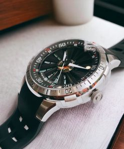 Đồng hồ nam Hanboro mặt số mạt chược chính hãng 46mm (1)