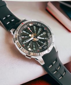 Đồng hồ nam Hanboro mặt số mạt chược chính hãng 46mm (1)