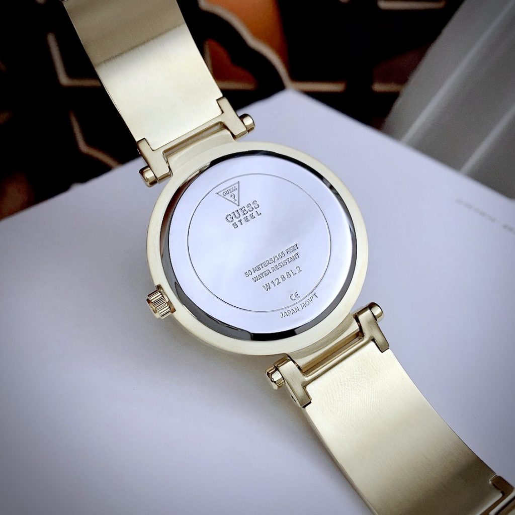 Đồng hồ nữ Likex auth Guess ANALOG dây kim loại đính đá 36mm