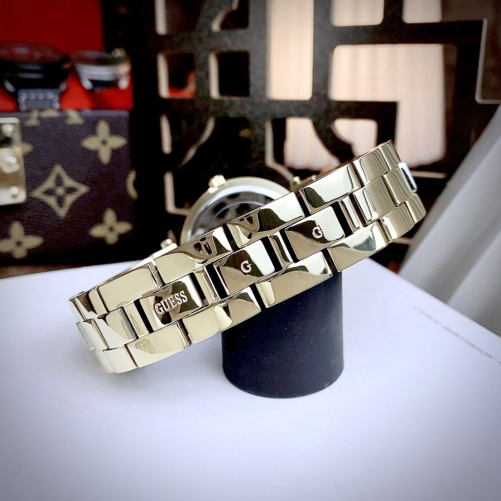 Đồng hồ nữ Likex auth Guess ANALOG dây kim loại đính đá 36mm