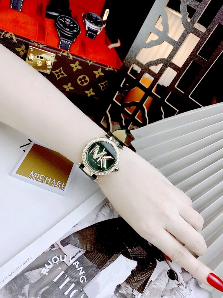 Đồng hồ nữ Michael Kors màu xanh lá Like Auth MK4724 39mm