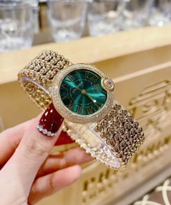 Đồng hồ Cartier Ballon Bleu nữ màu vàng gold Fake giá rẻ 32mm