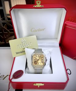 Đồng hồ Cartier Santos nam máy cơ Nhật Fake cao cấp 40mm
