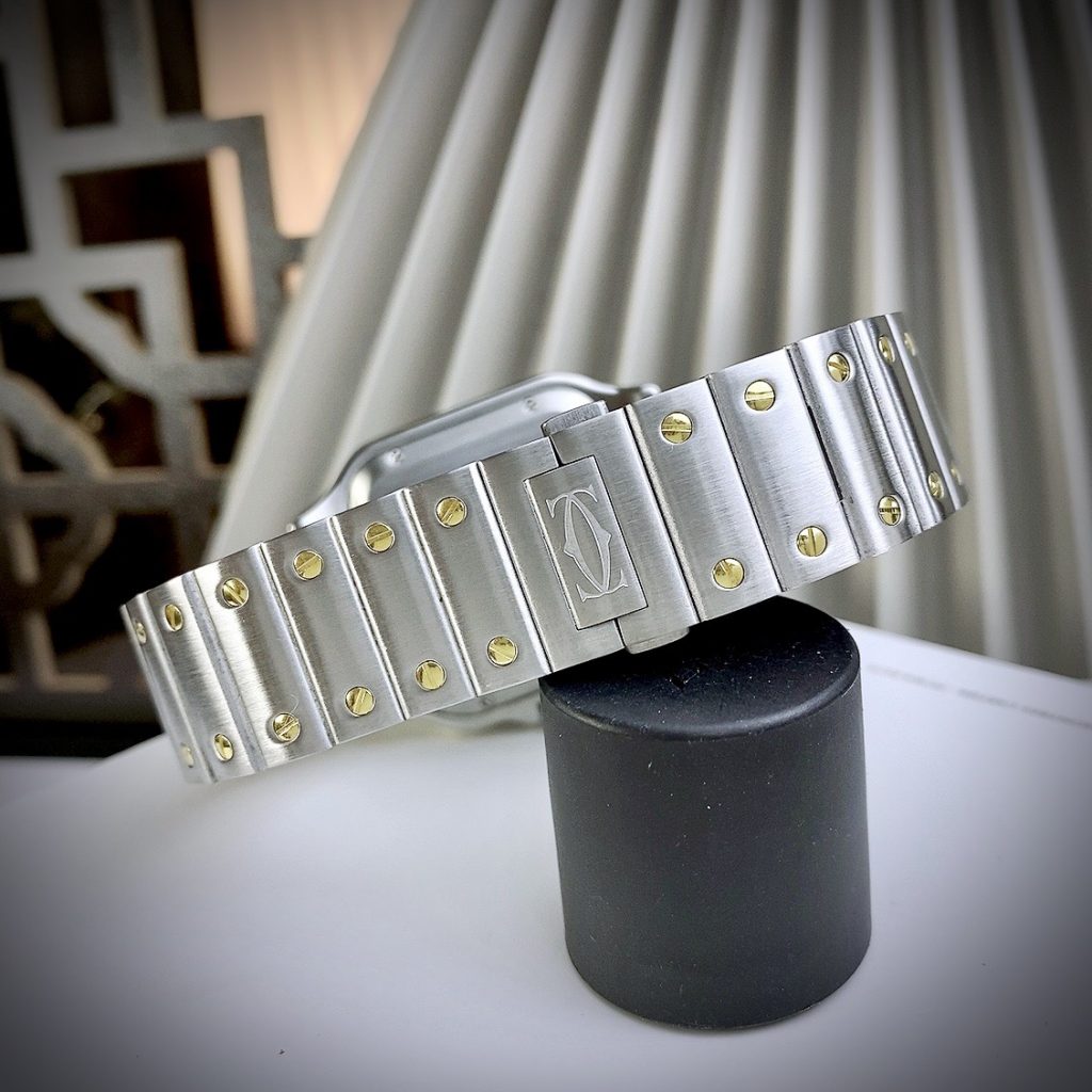 Đồng hồ Cartier Santos nam máy cơ Nhật Fake cao cấp 40mm