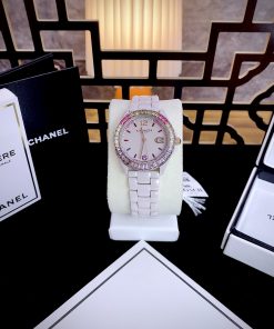 Đồng hồ Coach Ceramic Rainbow Crystal Bezal nữ máy Quartz Nhật Like auth 36mm