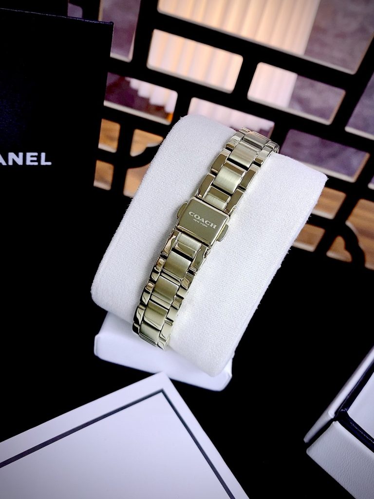 Đồng hồ Coach Park Mother nữ màu Vàng Gold Like auth 26mm
