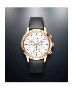 Đồng hồ Daniel Wellington Iconi Chrograph nam mặt trắng Super Fake 42mm