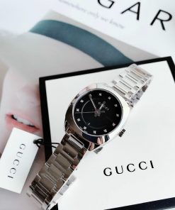Đồng hồ Gucci GG2570 nữ Ya 142503 dây kim loại Like auth 29mm
