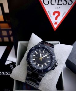Đồng hồ Guess Analog nam full đen GW0426G3 Like auth 44mm