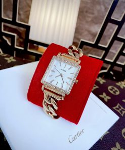 Đồng hồ Guess Chain Bracelet nữ đính đá W1030L4 Like auth 28x28mm