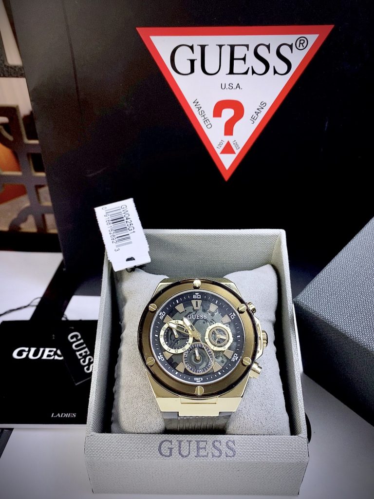 Đồng hồ Guess Eco-Friendly nam dây Silicon GW0425L1 Like auth 45mm