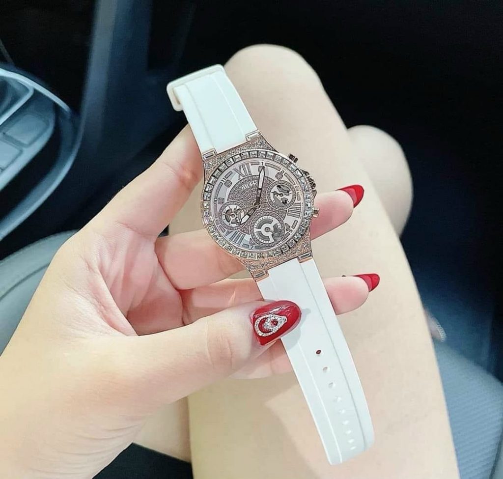 Đồng hồ Guess nữ đính full đá GW0257L2 Like auth 36mm