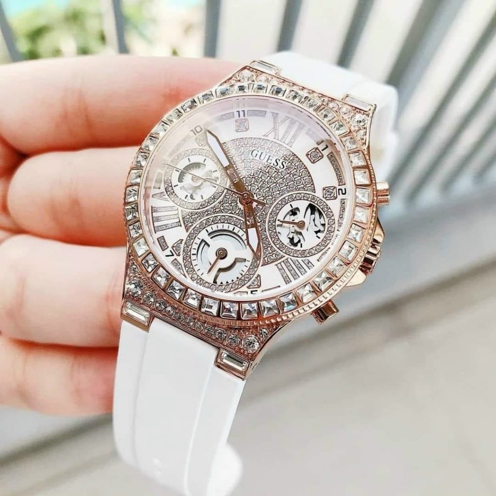 Đồng hồ Guess nữ đính full đá GW0257L2 Like auth 36mm