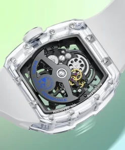 Đồng hồ Mark Fairwhale nam 6780 chính hãng cơ lộ máy vỏ trong suốt 42mm (1)