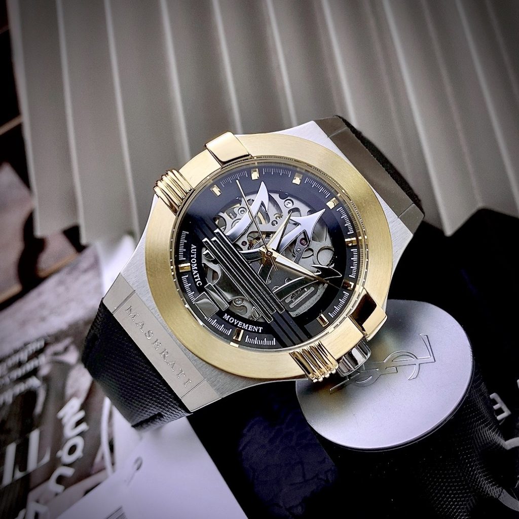 Đồng hồ Maserati Potenza nam lộ cơ R8821108037 Rep 11 42mm