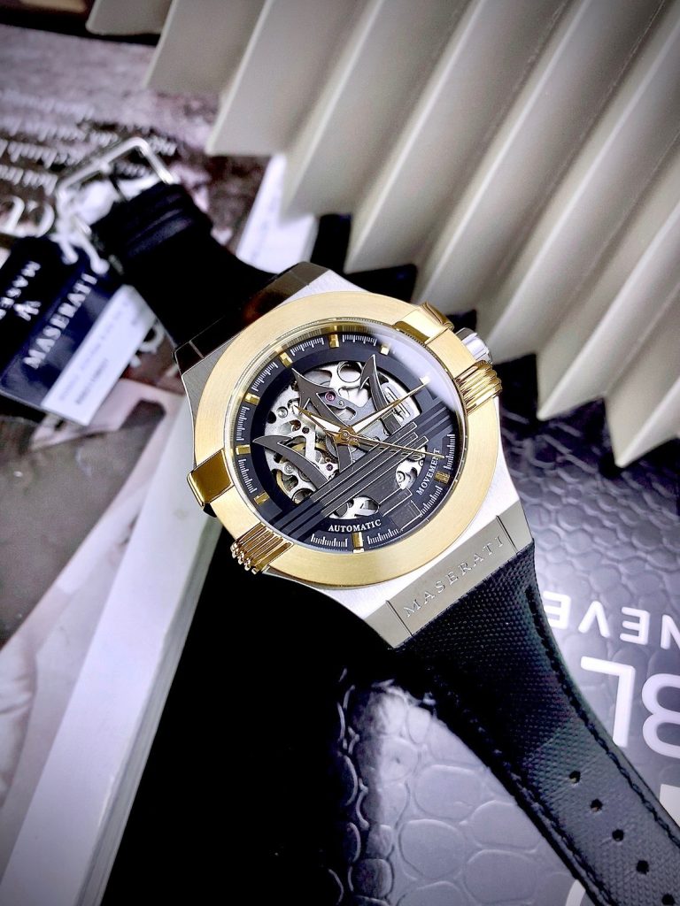 Đồng hồ Maserati Potenza nam lộ cơ R8821108037 Rep 11 42mm