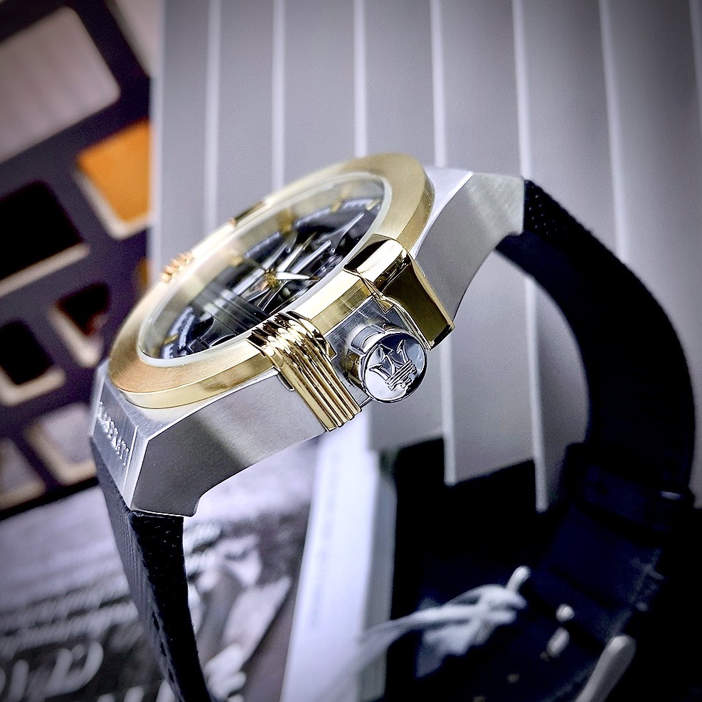 Đồng hồ Maserati Potenza nam lộ cơ R8821108037 Rep 11 42mm