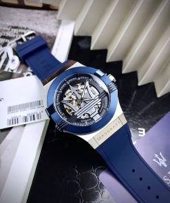 Đồng hồ Maserati Uomo Potenza R88211008028 nam dây cao su 42mm