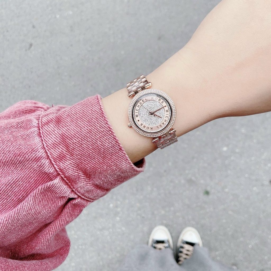 Đồng hồ Michael Kors nữ dây kim loại MK3445 Like auth 33mm