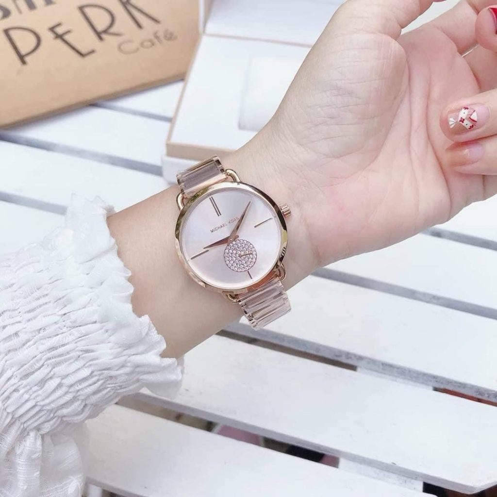 Đồng hồ Michael Kors nữ đính đá MK3788 Like auth 36mm