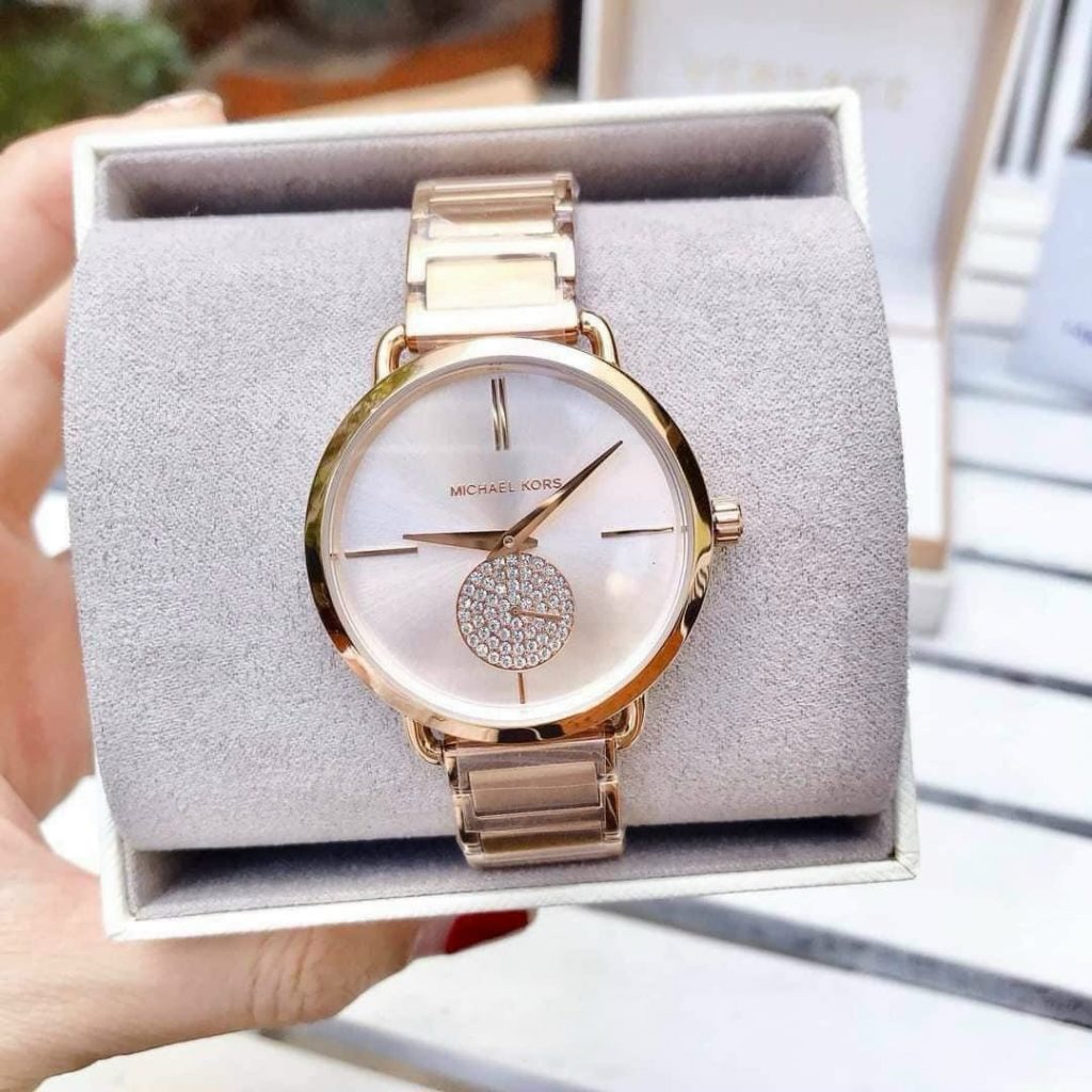 Đồng hồ Michael Kors nữ đính đá MK3788 Like auth 36mm
