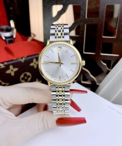 Đồng hồ Movado nữ dây kim loại Fake giá rẻ 34mm