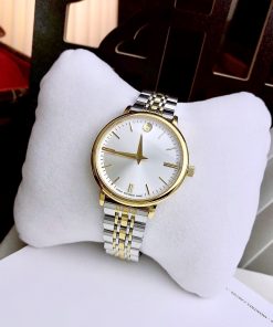 Đồng hồ Movado nữ dây kim loại Fake giá rẻ 34mm