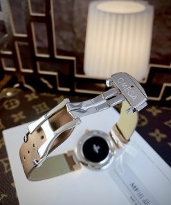 Đồng hồ Omega Deville nữ mặt màu nâu máy Nhật Super Fake 34mm