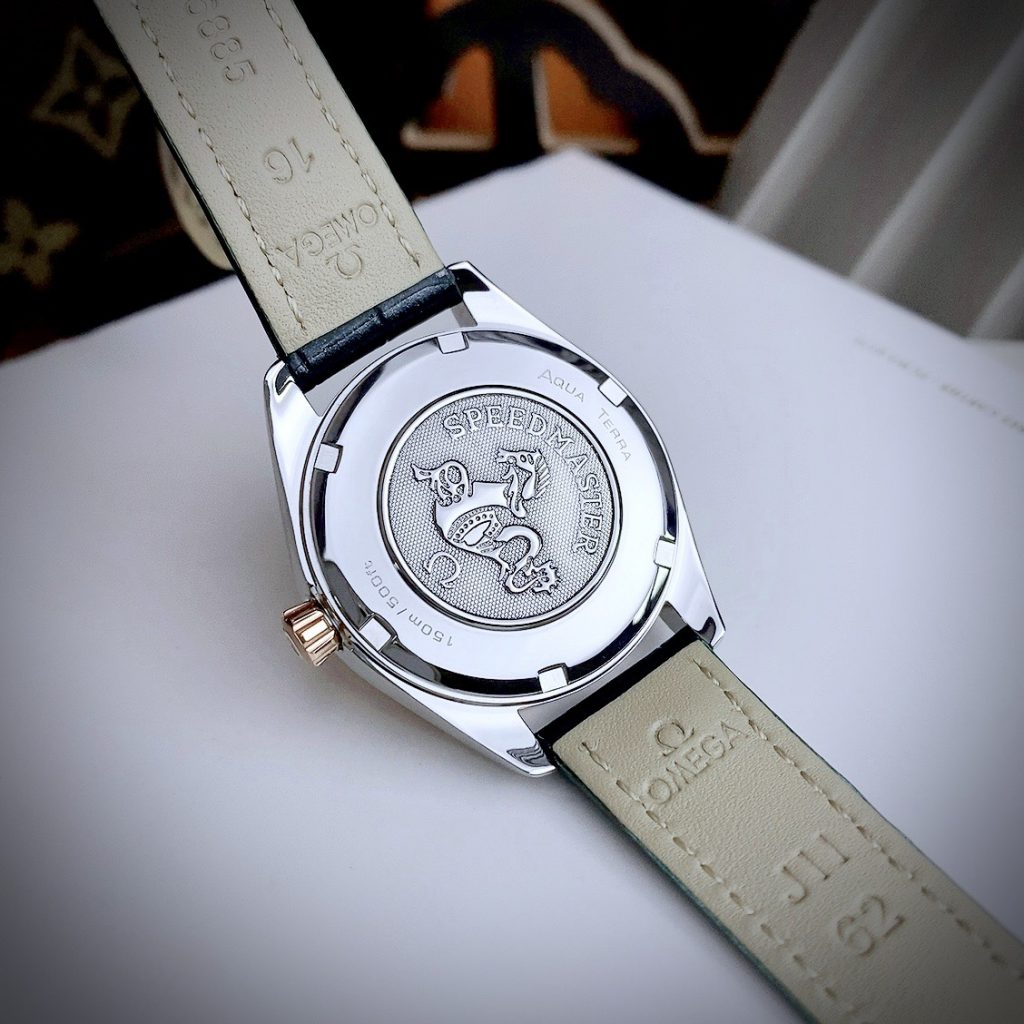 Đồng hồ Omega Seamaster AQua Terra nữ mặt trắng Fake cao cấp 34mm