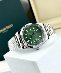 Đồng hồ Rolex DateJust nam mặt vân gấp Fake giá rẻ 41mm