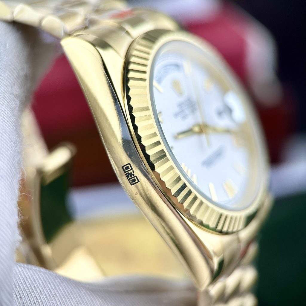 Đồng hồ Rolex Day-Date nam cọc số La Mã máy cơ Nhật Fake giá Rẻ 40mm