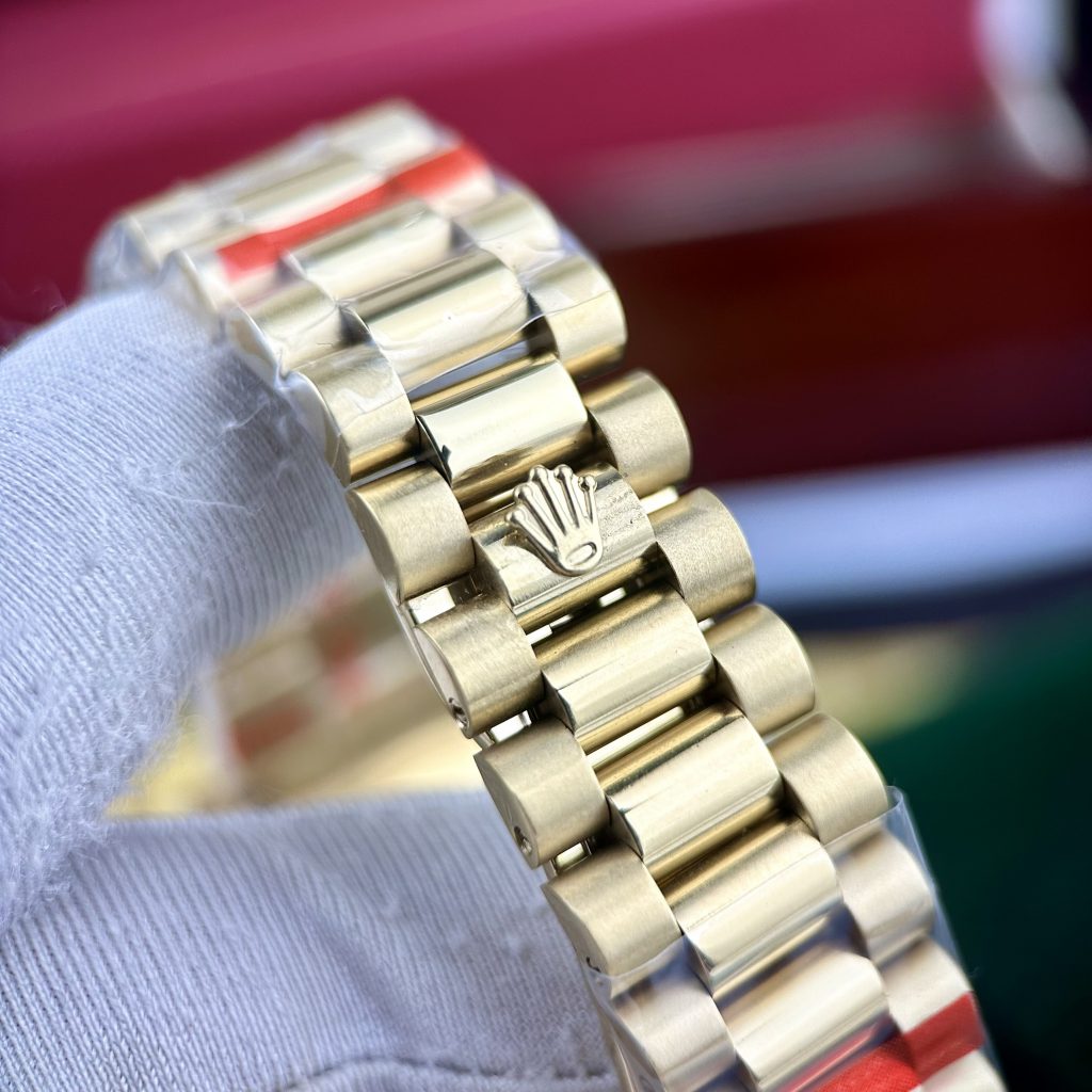 Đồng hồ Rolex Day-Date nam cọc số La Mã máy cơ Nhật Fake giá Rẻ 40mm