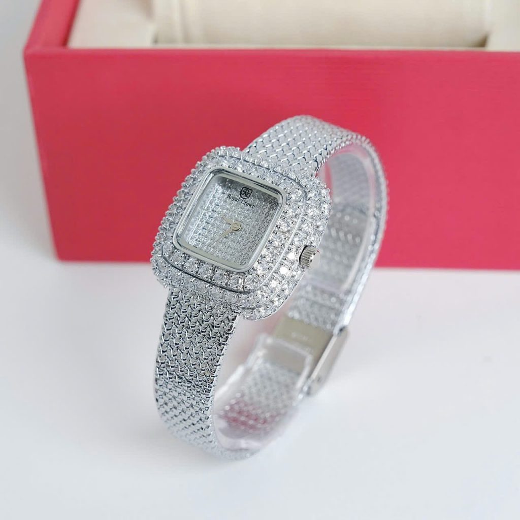 Đồng hồ Royal Crown 6140 nữ đính đá  Like auth 30mm