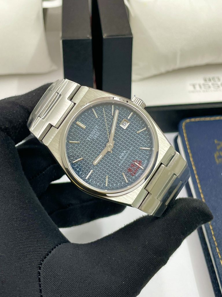 Đồng hồ Tissot Prx nam mặt xanh Fake cao cấp 40mm