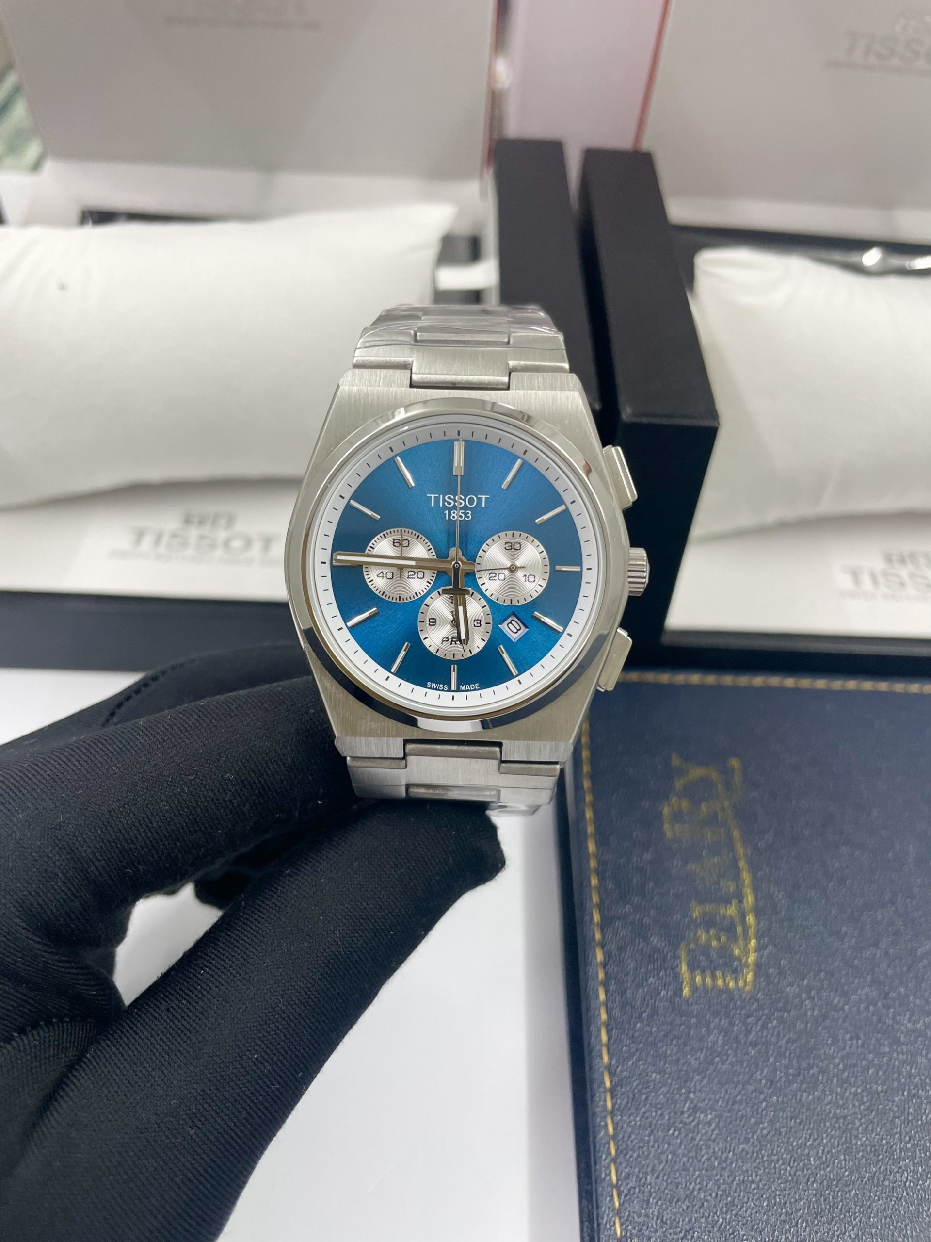 Đồng hồ Tissot nam T137.427.11.041.00 dây kim loại Fake giá rẻ 40mm (2) Đồng hồ Tissot nam T137.427.11.041.00 dây kim loại Fake giá rẻ 40mm