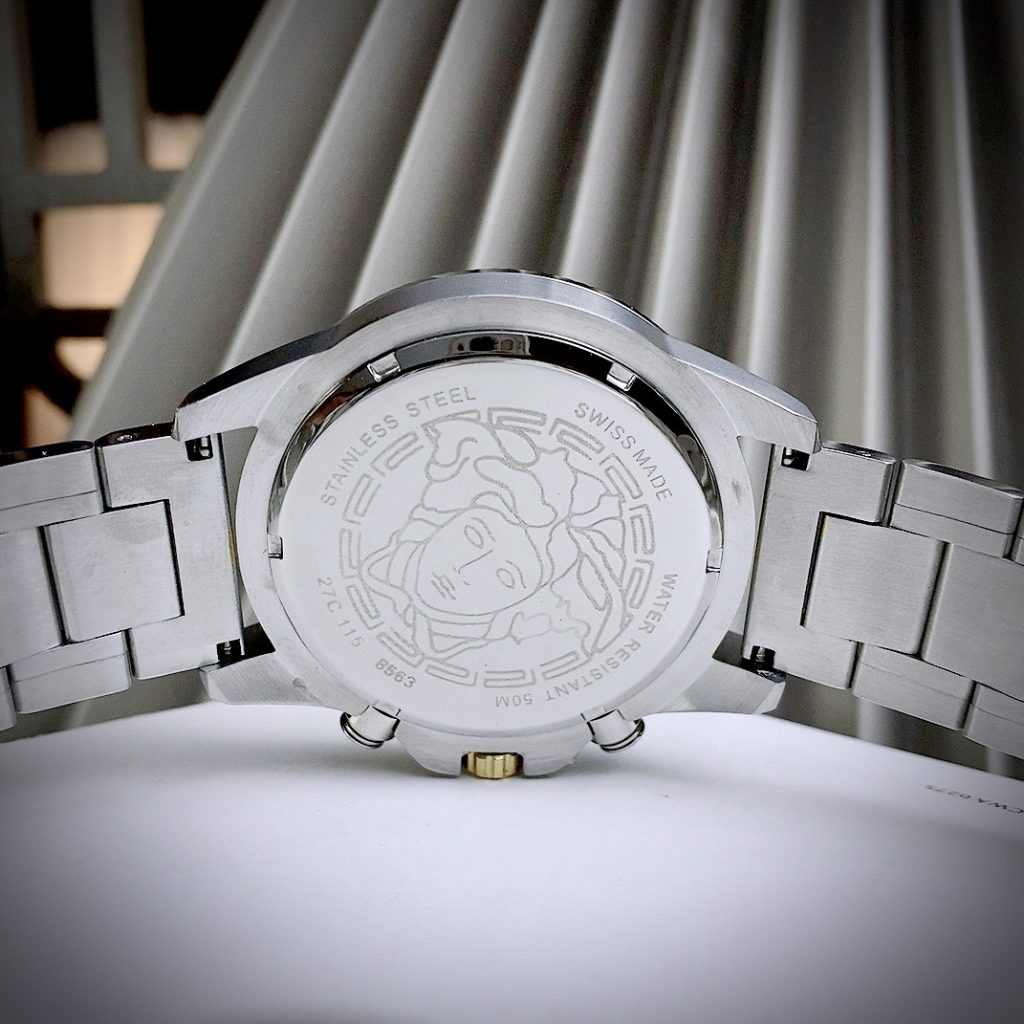 Đồng hồ Versace ChronoGarapgh nam dây kim loại Like auth 45mm