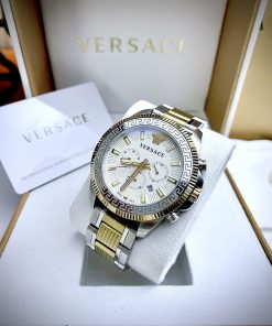 Đồng hồ Versace ChronoGarapgh nam dây kim loại Like auth 45mm