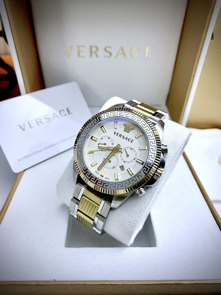 Đồng hồ Versace ChronoGarapgh nam dây kim loại Like auth 45mm