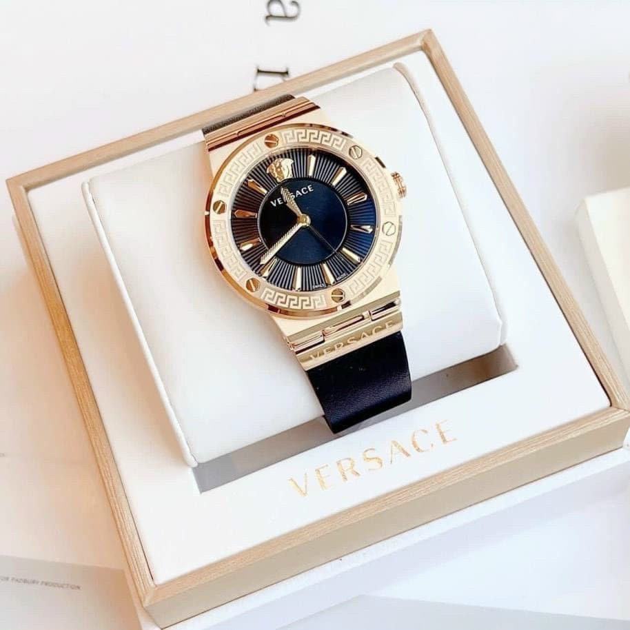 Đồng hồ Versace nữ Versace Greca dây da Like auth 38mm