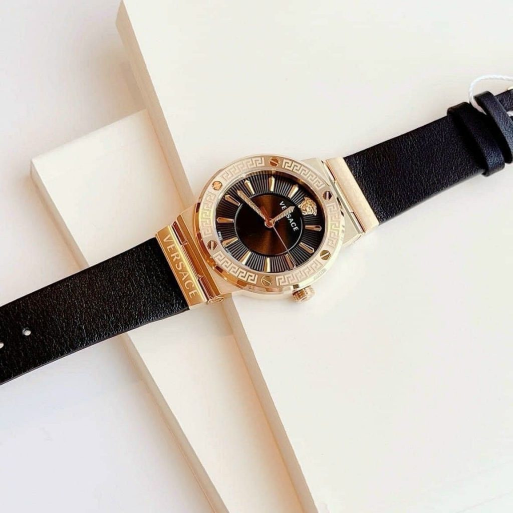 Đồng hồ Versace nữ Versace Greca dây da Like auth 38mm