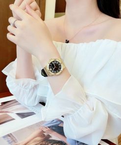 Đồng hồ Versace nữ Versace Greca dây da Like auth 38mm