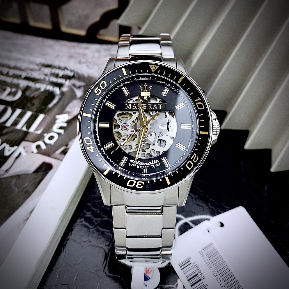 Đồng hồ nam Maserati SFida R88231400072 máy cơ Automatic 42mm