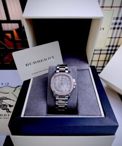 Đồng hồ nữ Burberry The Britain đính đá Like auth 34mm