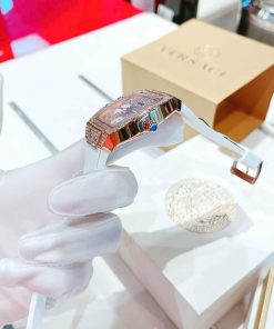 Đồng hồ nữ Guess Rose Gold Slicone White GW0105L3 Like auth 38mm