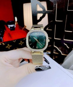 Đồng hồ nữ Guess Tapestry Lady GW0354L5 mặt xanh lá Like auth 32mm