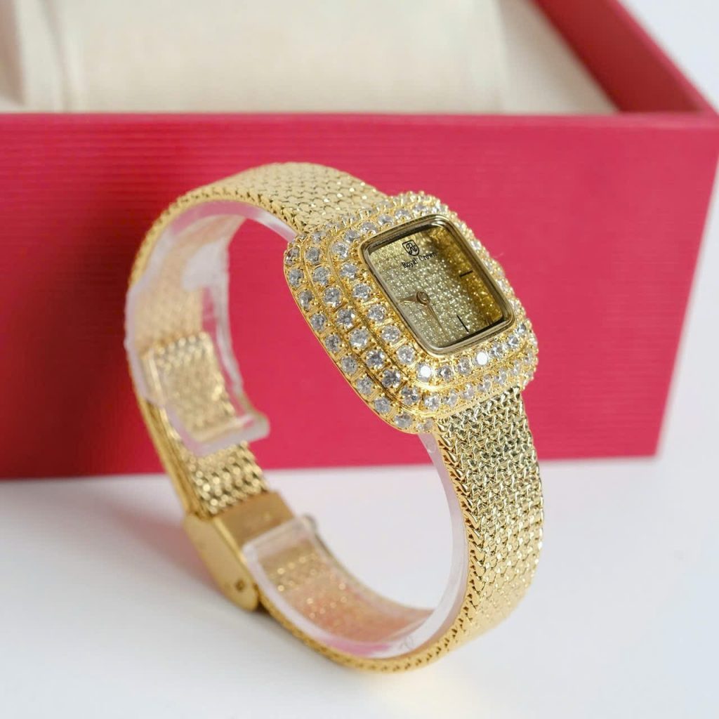 Đồng hồ nữ Royal Crown 6140 màu Vàng Gold Like auth 30mm